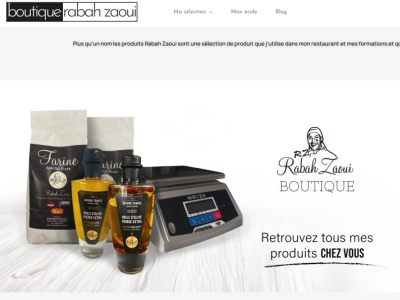 Ouverture de mon site : Boutique Rabah Zaoui.